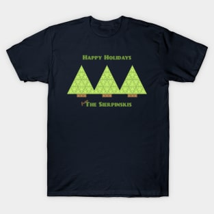 Fractal Holiday Trees T-Shirt